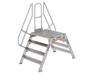 Munk Aluminium brugtrap 2x4 treden (1.000mm), 60°