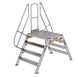 Munk Aluminium brugtrap 2x4 treden (1.000mm), 60° Munk Aluminium brugtrap 2x4 treden (1.000mm), 60°