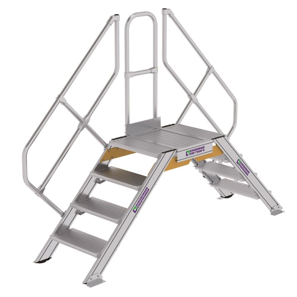 Munk Aluminium brugtrap 2x4 treden (600mm), 45° Munk Aluminium brugtrap 2x4 treden (600mm), 45°