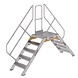 Munk Aluminium brugtrap 2x5 treden (600mm), 45° Munk Aluminium brugtrap 2x5 treden (600mm), 45°