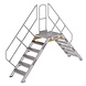 Munk Aluminium brugtrap 2x6 treden (600mm), 45° Munk Aluminium brugtrap 2x6 treden (600mm), 45°
