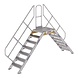 Munk Aluminium brugtrap 2x7 treden (600mm), 45° Munk Aluminium brugtrap 2x7 treden (600mm), 45°