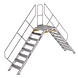Munk Aluminium brugtrap 2x8 treden (600mm), 45° Munk Aluminium brugtrap 2x8 treden (600mm), 45°