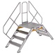 Munk Aluminium brugtrap 2x4 treden (800mm), 45° Munk Aluminium brugtrap 2x4 treden (800mm), 45°