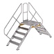 Munk Aluminium brugtrap 2x5 treden (800mm), 45° Munk Aluminium brugtrap 2x5 treden (800mm), 45°