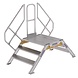 Munk Aluminium brugtrap 2x3 treden (1.000mm), 45° Munk Aluminium brugtrap 2x3 treden (1.000mm), 45°