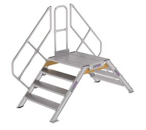 Munk Aluminium brugtrap 2x4 treden (1.000mm), 45° Munk Aluminium brugtrap 2x4 treden (1.000mm), 45°