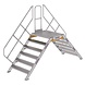 Munk Aluminium brugtrap 2x6 treden (1.000mm), 45° Munk Aluminium brugtrap 2x6 treden (1.000mm), 45°