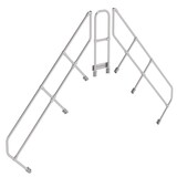 Roossien Tweede leuning voor brugtrap 45°, 2x8 treden