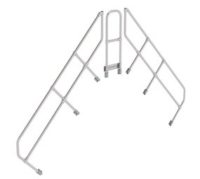 Munk Tweede leuning voor brugtrap 45°, 2x8 treden Munk Tweede leuning voor brugtrap 45°, 2x8 treden