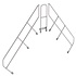 Tweede leuning voor brugtrap 45°, 2x8 treden Tweede leuning voor brugtrap 45°, 2x8 treden