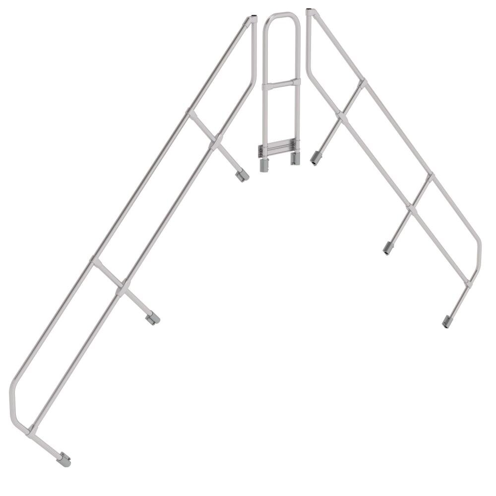 Roossien Tweede leuning voor brugtrap 45°, 2x10 treden