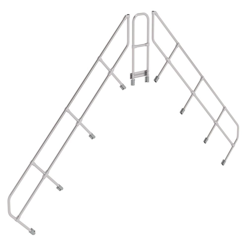 Munk Tweede leuning voor brugtrap 45°, 2x11 treden Munk Tweede leuning voor brugtrap 45°, 2x11 treden