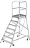 Aluminium bordestrap met 7 stalen treden Aluminium bordestrap met 7 stalen treden