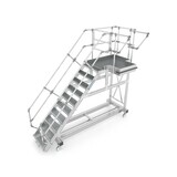 Roossien Verrijdbare platformtrap voor onderhoud machines en generatoren