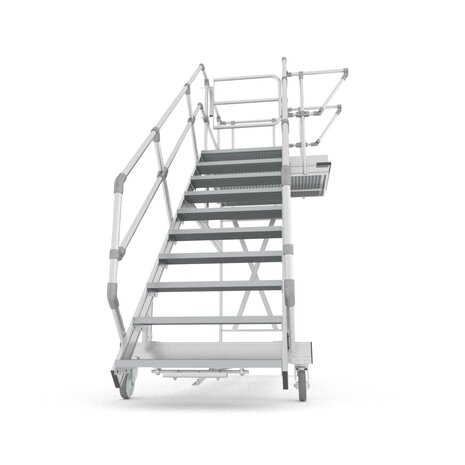 Roossien Verrijdbare platformtrap voor onderhoud machines en generatoren Roossien Verrijdbare platformtrap voor onderhoud machines en generatoren