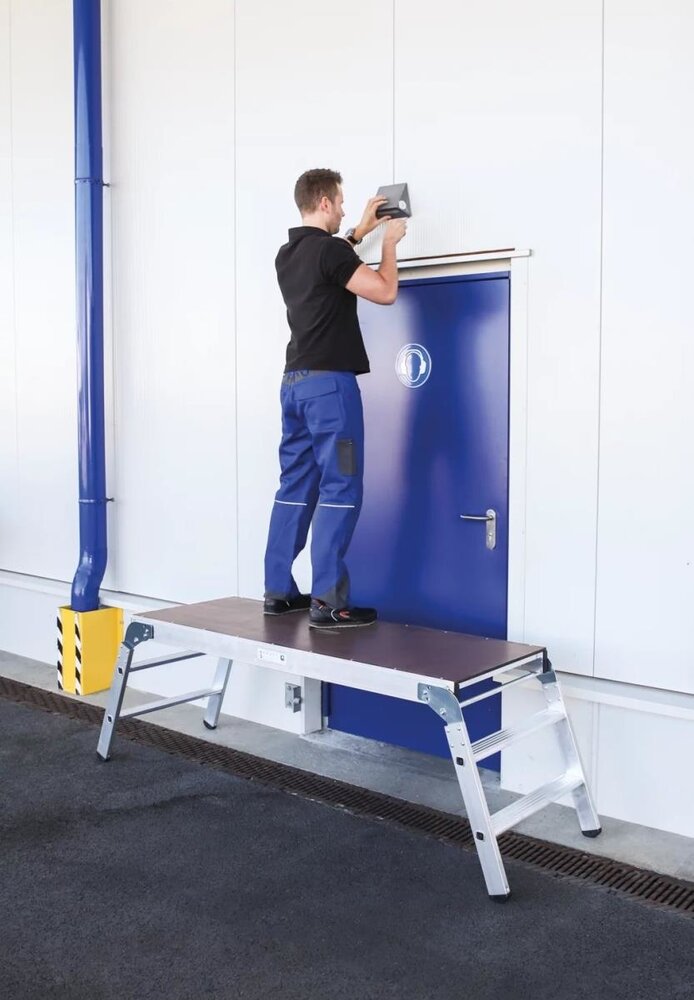 Munk Aluminium klapbaar breed werkplatform (H=690mm)