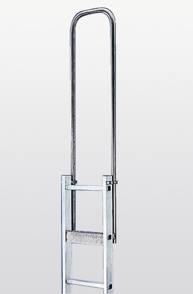 Roossien Dubbele instapbeugel, RVS (voor putladder 340mm breed)