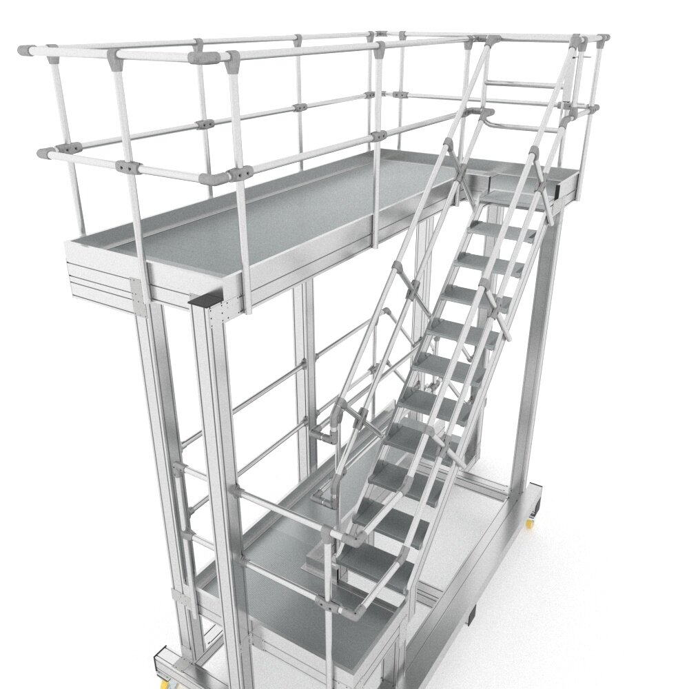 Roossien Verrijdbare trappentoren Roossien Verrijdbare trappentoren