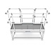 Roossien Verrijdbare platformtrap met extra breed bordes Roossien Verrijdbare platformtrap met extra breed bordes