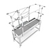 Roossien Verrijdbare platformtrap met extra breed bordes Roossien Verrijdbare platformtrap met extra breed bordes