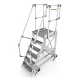 Roossien Verrijdbare bordestrap met centraal remsysteem Roossien Verrijdbare bordestrap met centraal remsysteem