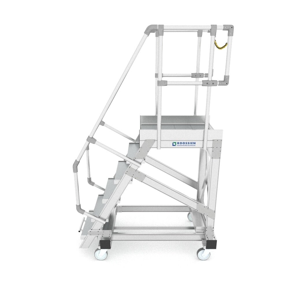 Roossien Verrijdbare bordestrap met centraal remsysteem