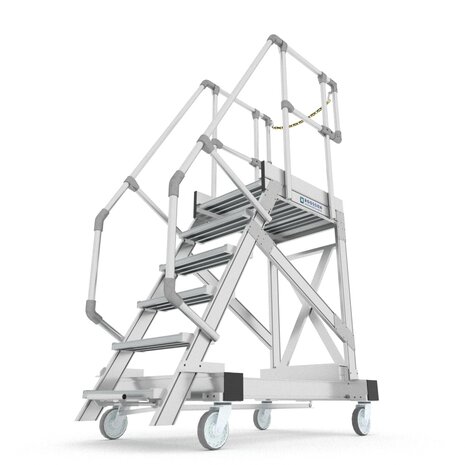 Roossien Verrijdbare bordestrap met centraal remsysteem