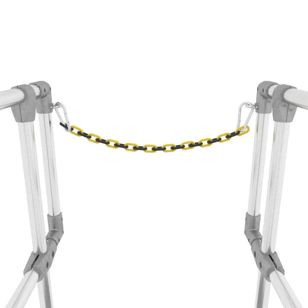 Roossien Verrijdbare bordestrap met centraal remsysteem