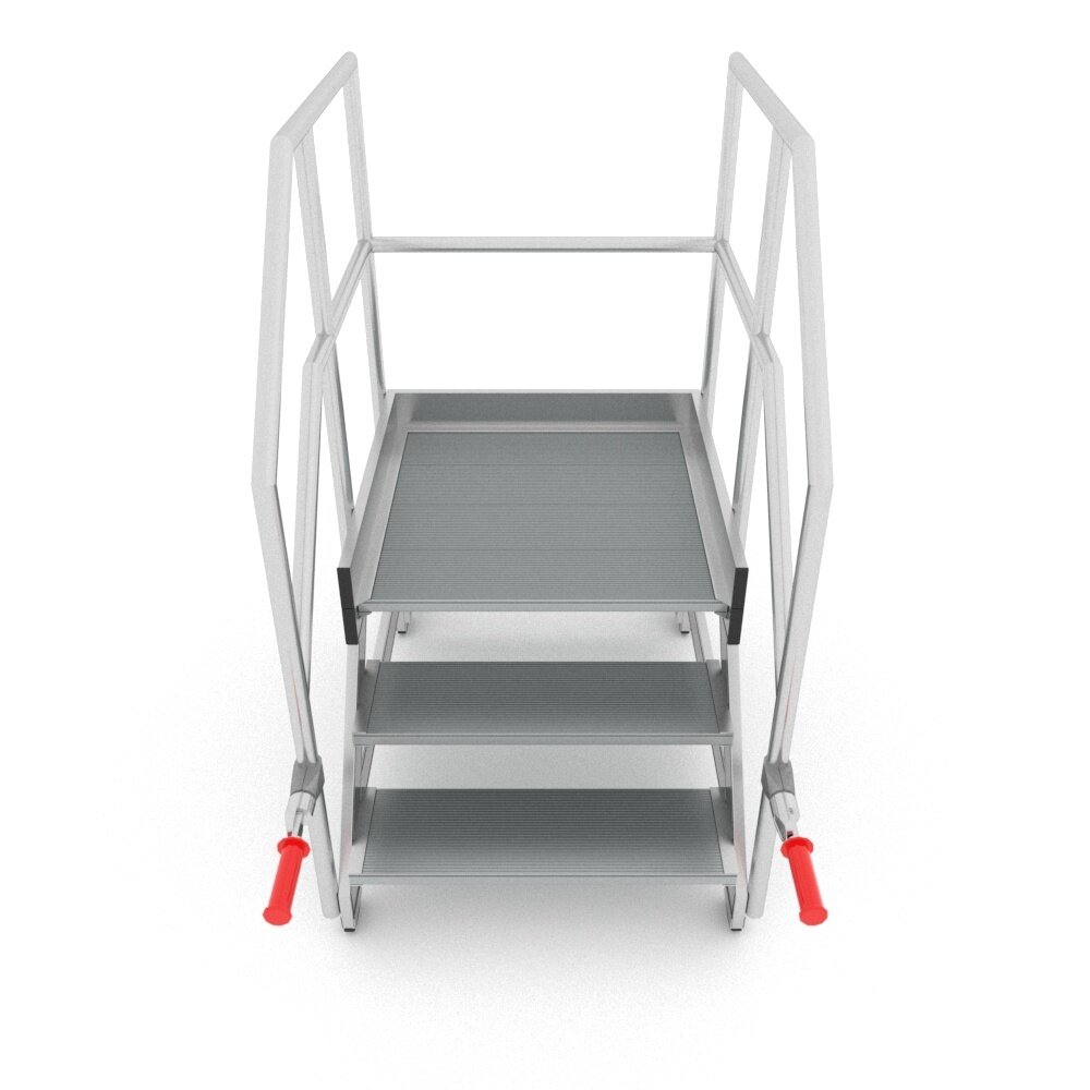 Roossien Verrijdbare bordestrap met inklapbare handgrepen Roossien Verrijdbare bordestrap met inklapbare handgrepen