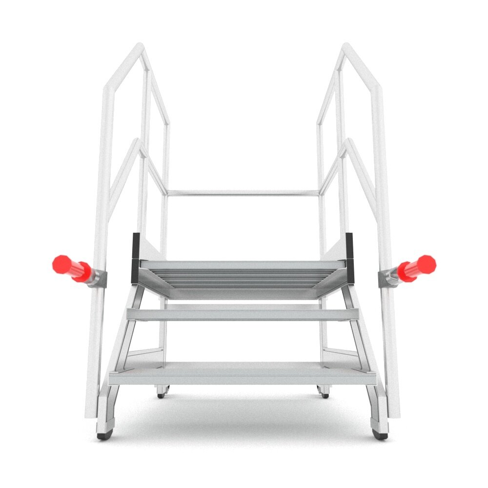 Roossien Verrijdbare bordestrap met inklapbare handgrepen Roossien Verrijdbare bordestrap met inklapbare handgrepen