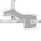 Roossien Brugtrap van roestvast staal (RVS) Roossien Brugtrap van roestvast staal (RVS)