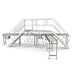 Roossien Brugtrap van roestvast staal (RVS) Roossien Brugtrap van roestvast staal (RVS)
