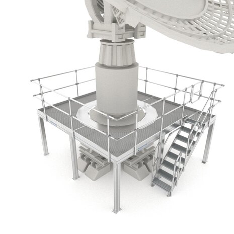 Roossien Werkplatform voor radarsysteem Roossien Werkplatform voor radarsysteem