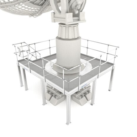Roossien Werkplatform voor radarsysteem Roossien Werkplatform voor radarsysteem
