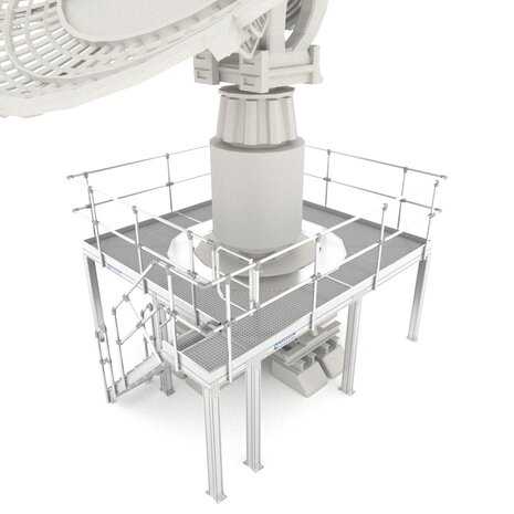 Roossien Werkplatform voor radarsysteem Roossien Werkplatform voor radarsysteem