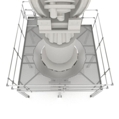 Roossien Werkplatform voor radarsysteem Roossien Werkplatform voor radarsysteem