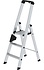 Aluminium industrietrap, 3 treden Aluminium industrietrap, 3 treden