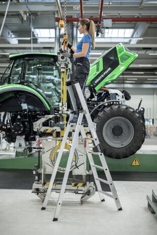 Roossien Aluminium industrietrap, 3 treden