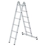 Munk Aluminium klapladder, 2x6 sporten