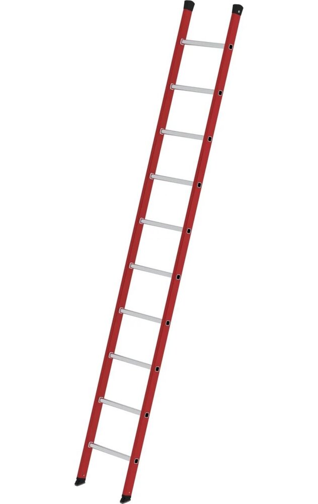 Roossien Kunststof enkele ladder, 10 sporten