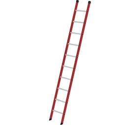 Munk Kunststof enkele ladder, 10 sporten