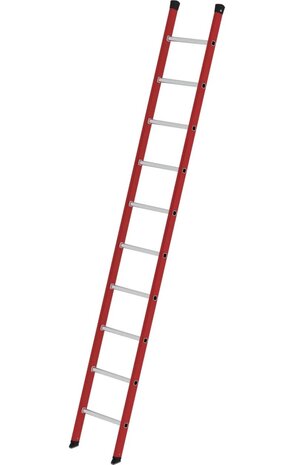 Roossien Kunststof enkele ladder, 10 sporten