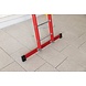 Munk Kunststof enkele ladder, 12 sporten met stabilisatiebalk Munk Kunststof enkele ladder, 12 sporten met stabilisatiebalk