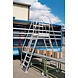 Munk Dubbele bordestrap met 2x5 treden, vast model Munk Dubbele bordestrap met 2x5 treden, vast model