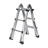 Munk Aluminium telescoopladder, 4x3 sporten