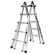 Munk Aluminium telescoopladder, 4x5 sporten Munk Aluminium telescoopladder, 4x5 sporten