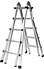 Aluminium telescoopladder, 4x5 sporten