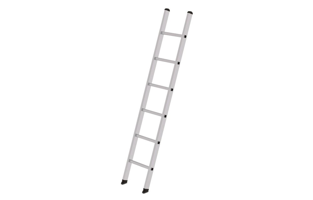 Aluminium enkele ladder, 6 sporten (350mm breed)