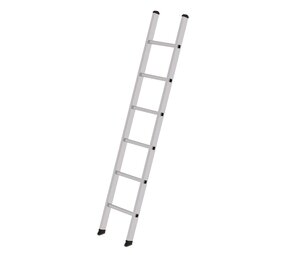 Roossien Aluminium enkele ladder, 6 sporten (350mm breed)